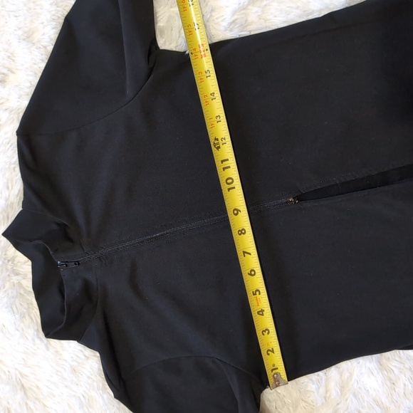 Blackmilk Warm Avant Cardigan Half Zip Split Front Sweater - Black - Picture 12 of 14